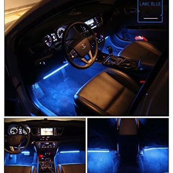 RGB Car LED Light Strips Sound Activated Remote - Picture 5 of 11